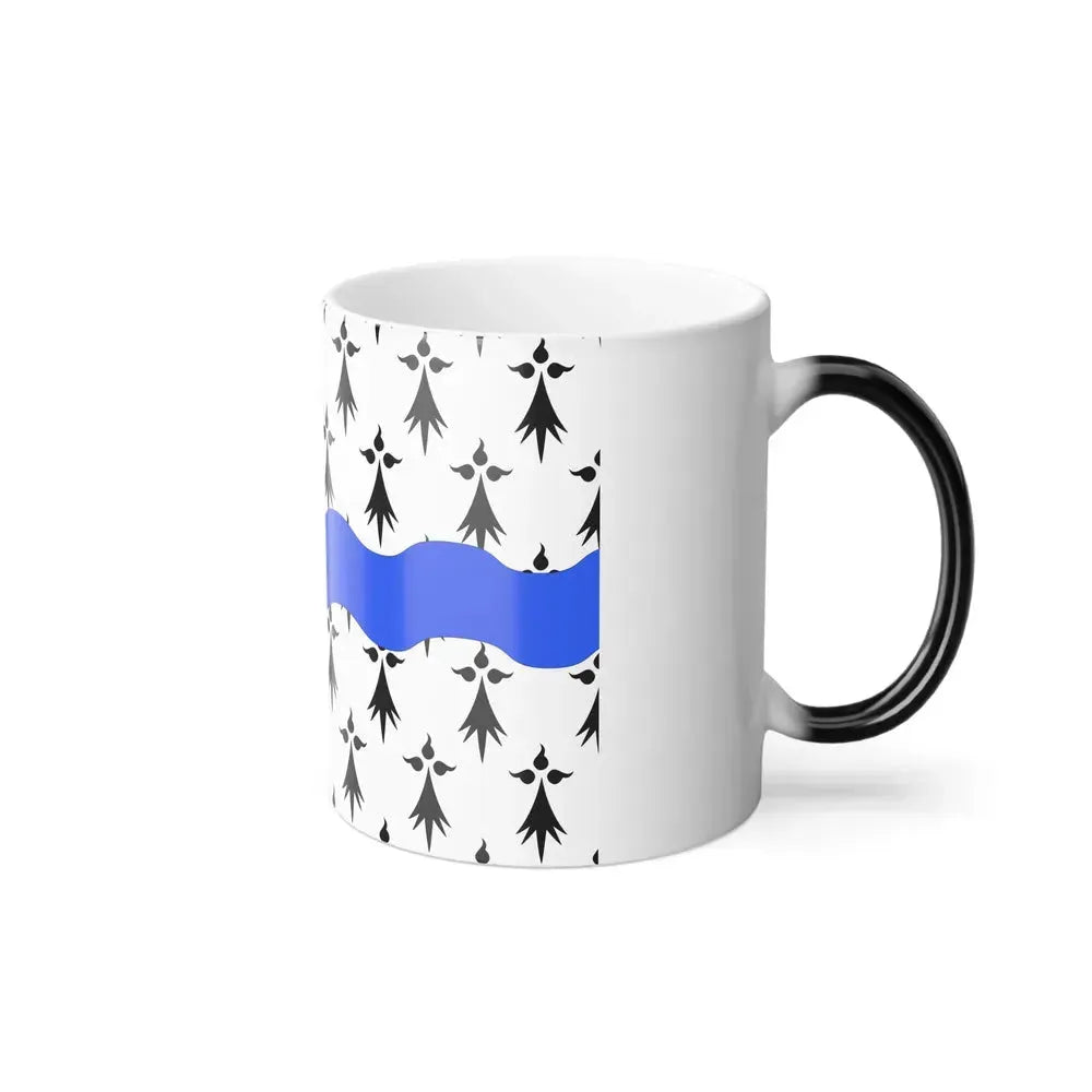 Flag of Loire Atlantique France 2 - Color Changing Coffee Mug - Go Mug Yourself