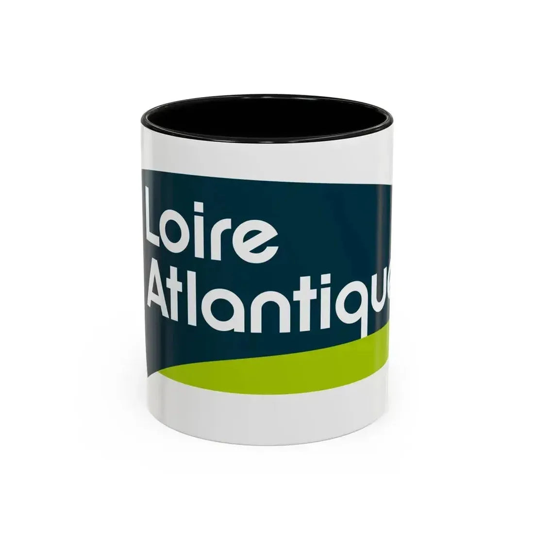 Flag of Loire Atlantique France - Accent Coffee Mug 11oz Black - Go Mug Yourself