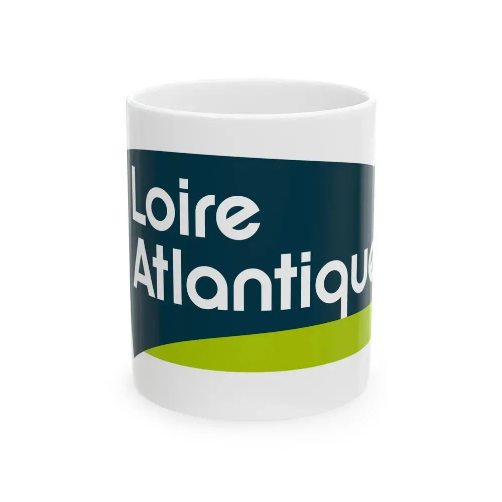 Flag of Loire Atlantique France - White Coffee Mug 11oz - Go Mug Yourself