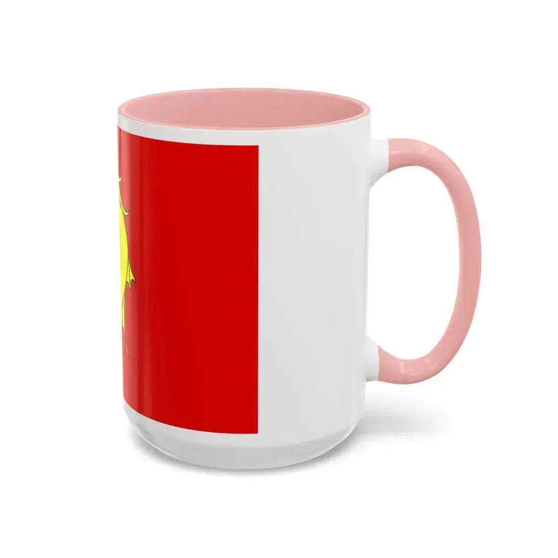 Flag of Loire France 2 - Accent Coffee Mug - Go Mug Yourself