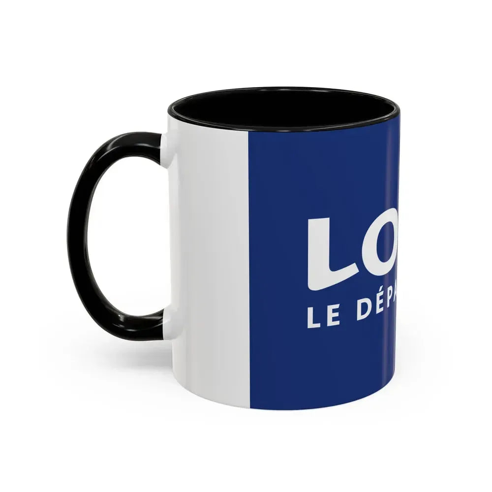 Flag of Loire France - Accent Coffee Mug - Go Mug Yourself