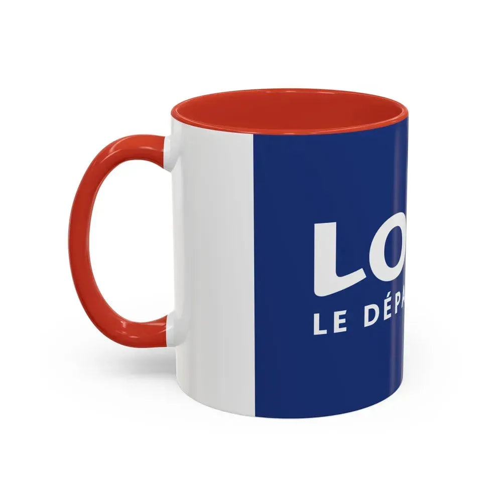 Flag of Loire France - Accent Coffee Mug - Go Mug Yourself
