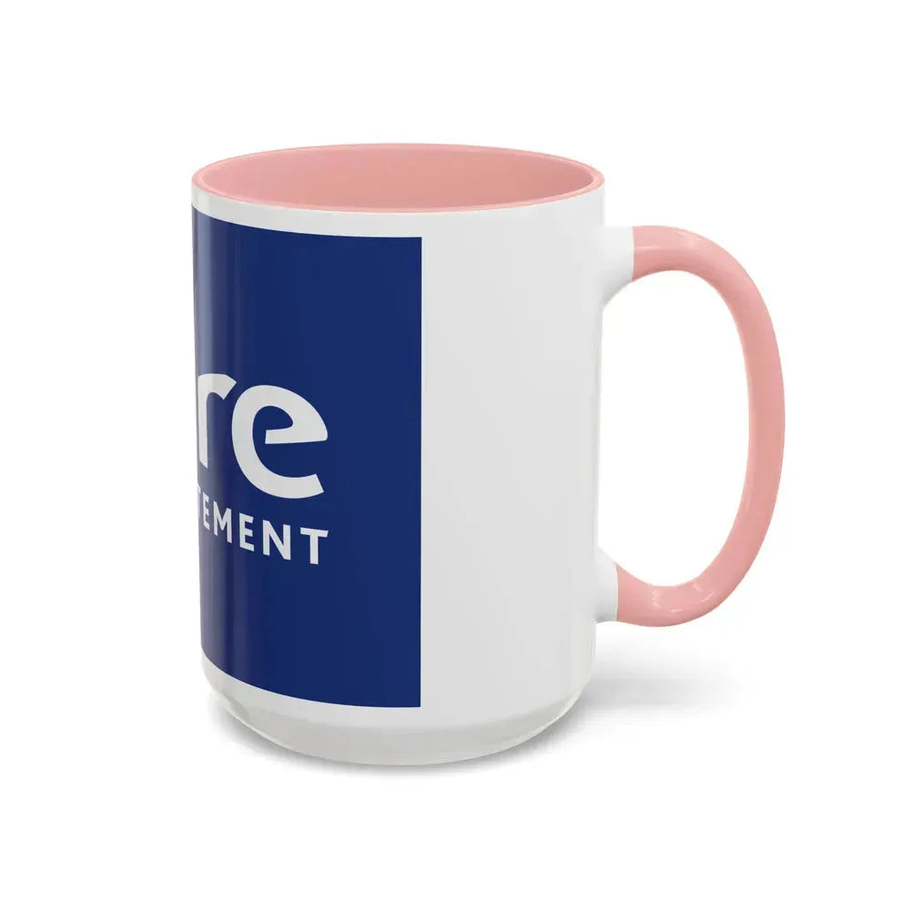 Flag of Loire France - Accent Coffee Mug - Go Mug Yourself