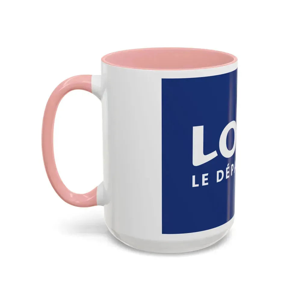 Flag of Loire France - Accent Coffee Mug - Go Mug Yourself