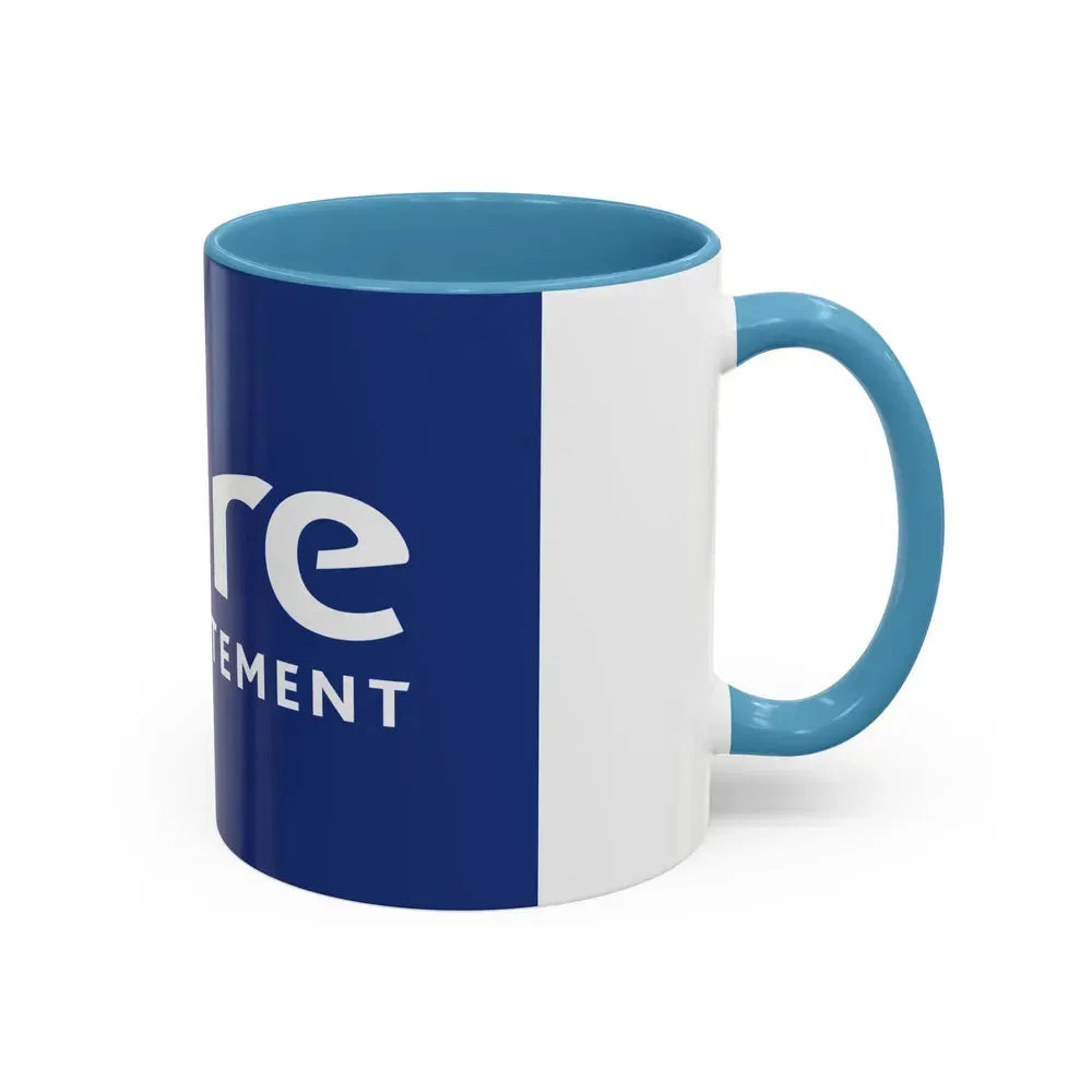 Flag of Loire France - Accent Coffee Mug - Go Mug Yourself