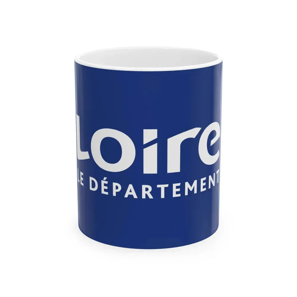 Flag of Loire France - White Coffee Mug 11oz - Go Mug Yourself