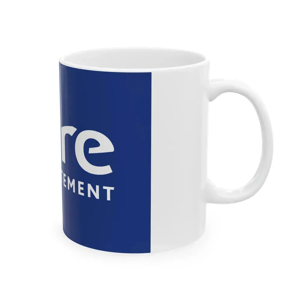 Flag of Loire France - White Coffee Mug - Go Mug Yourself