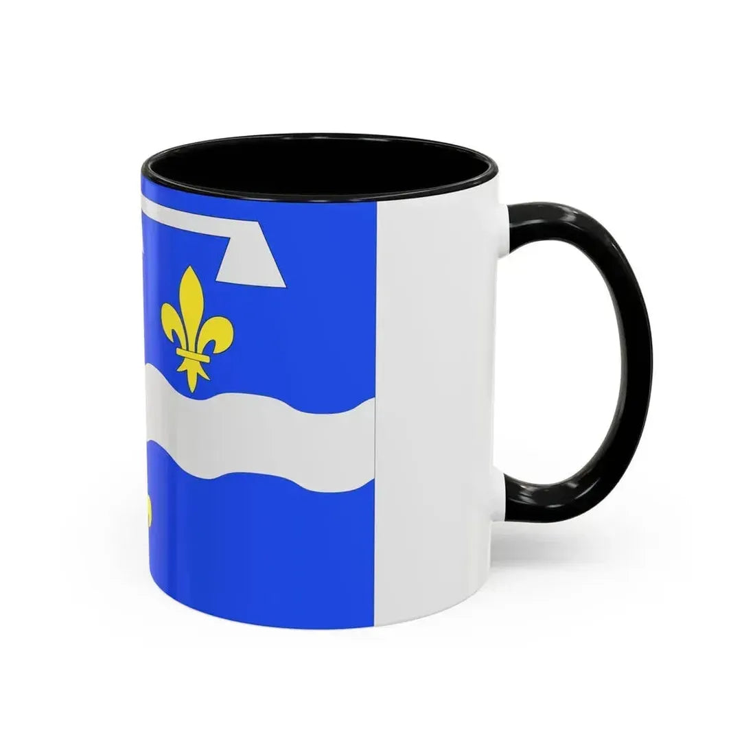 Flag of Loiret France 2 - Accent Coffee Mug - Go Mug Yourself