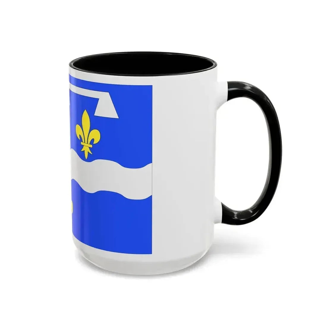Flag of Loiret France 2 - Accent Coffee Mug - Go Mug Yourself