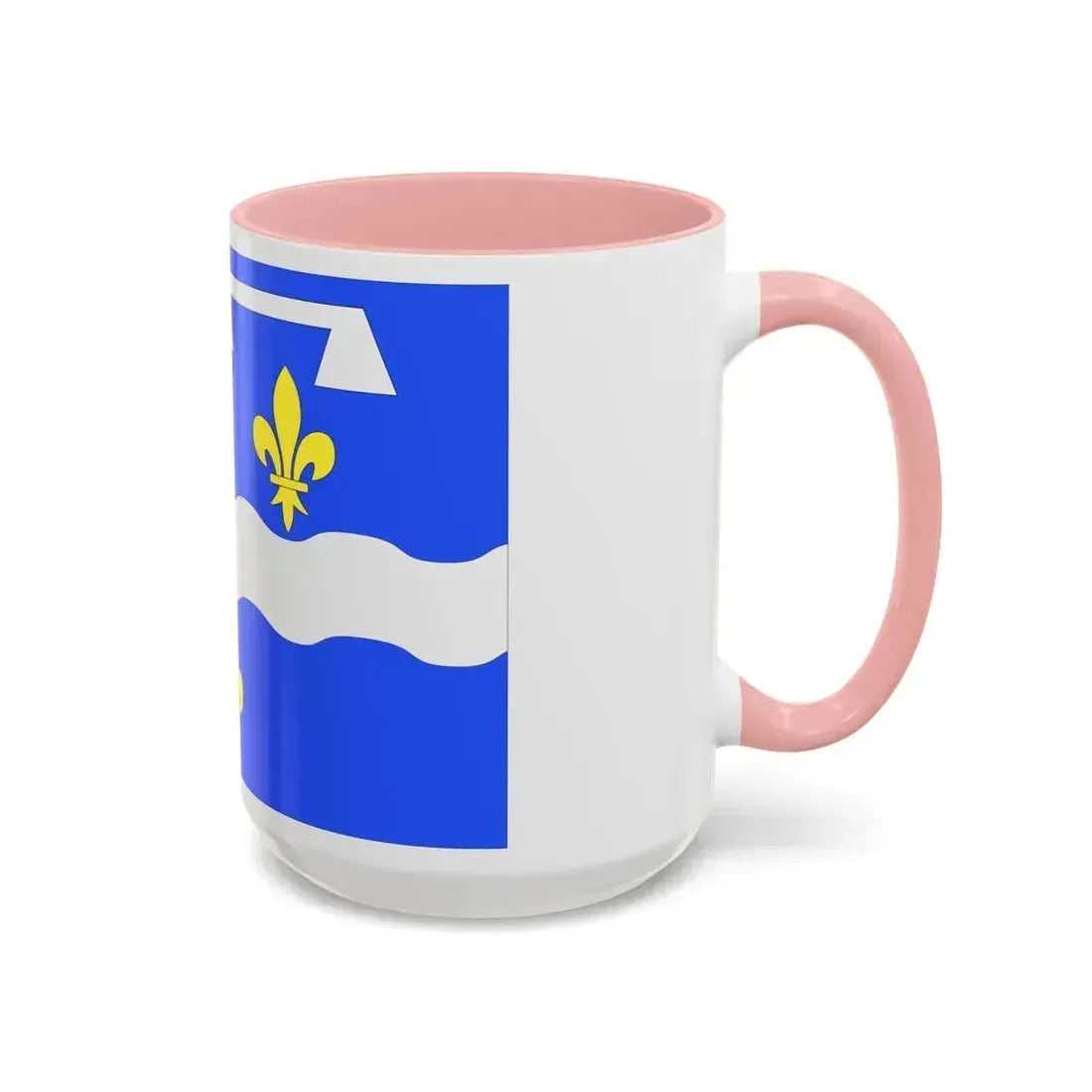 Flag of Loiret France 2 - Accent Coffee Mug - Go Mug Yourself