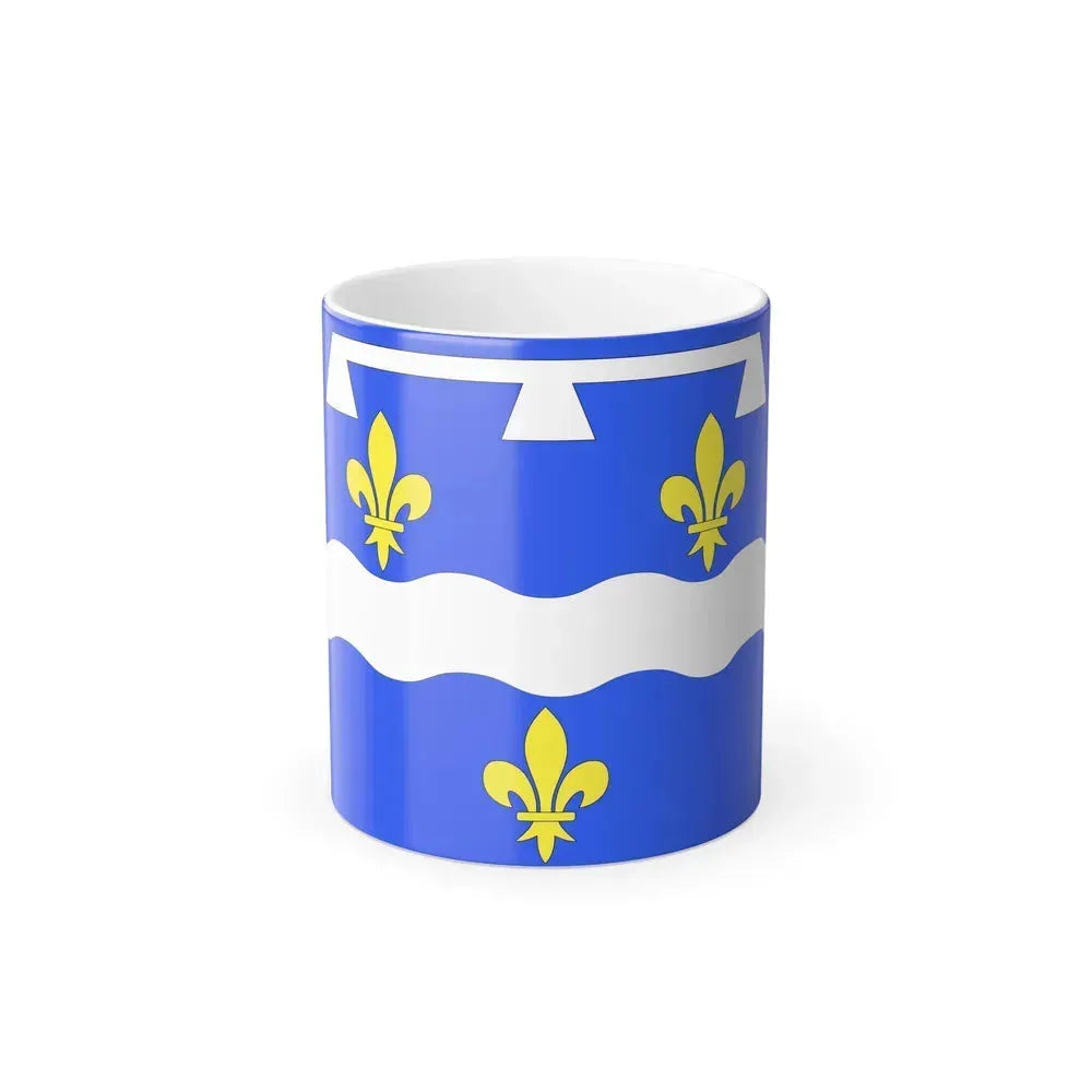 Flag of Loiret France 2 - Color Changing Coffee Mug 11oz - Go Mug Yourself