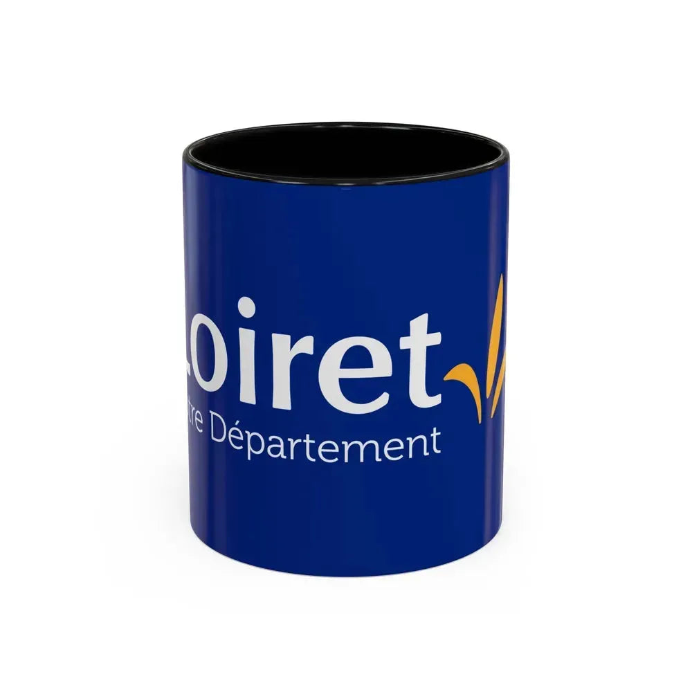 Flag of Loiret France - Accent Coffee Mug 11oz Black - Go Mug Yourself