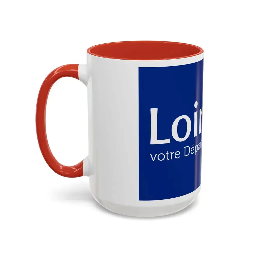 Flag of Loiret France - Accent Coffee Mug - Go Mug Yourself