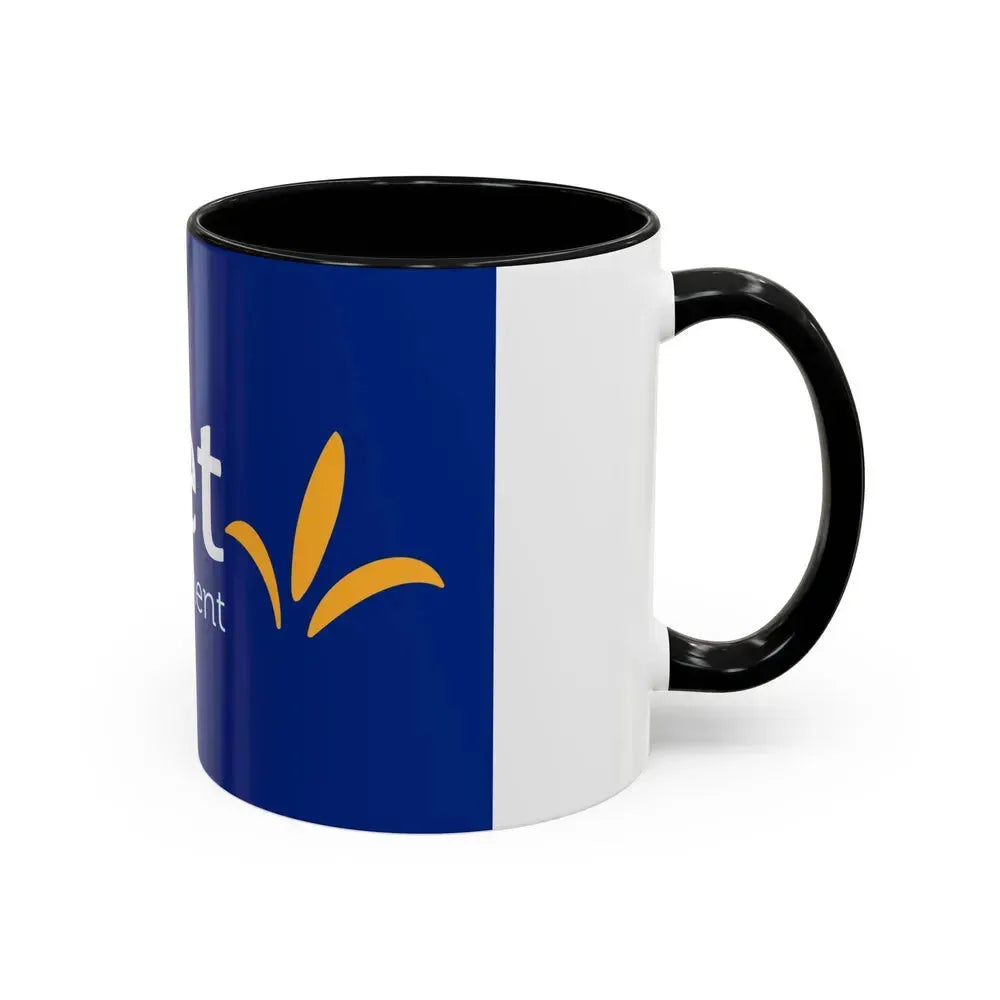 Flag of Loiret France - Accent Coffee Mug - Go Mug Yourself