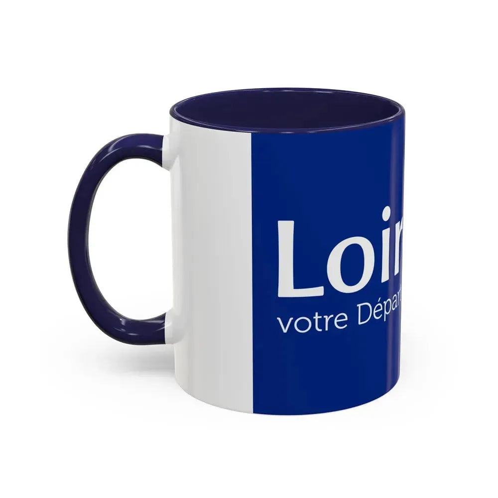 Flag of Loiret France - Accent Coffee Mug - Go Mug Yourself