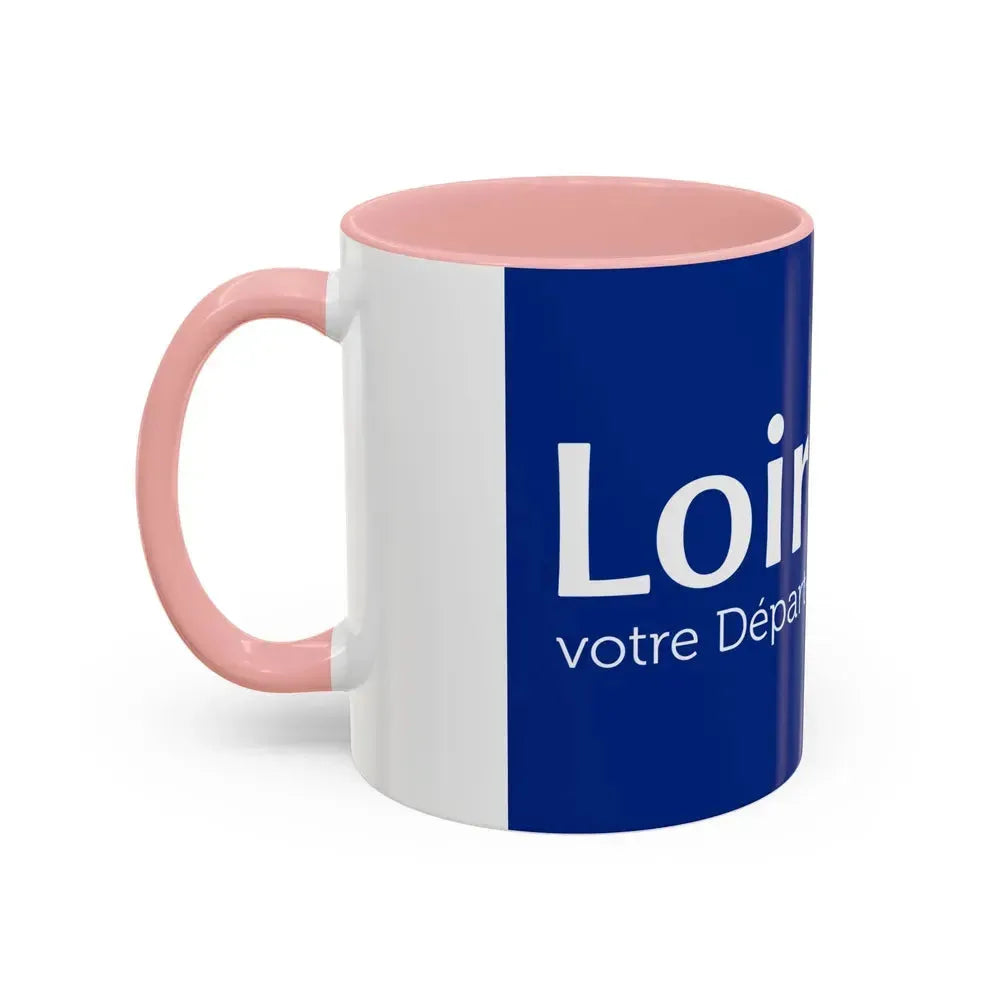 Flag of Loiret France - Accent Coffee Mug - Go Mug Yourself