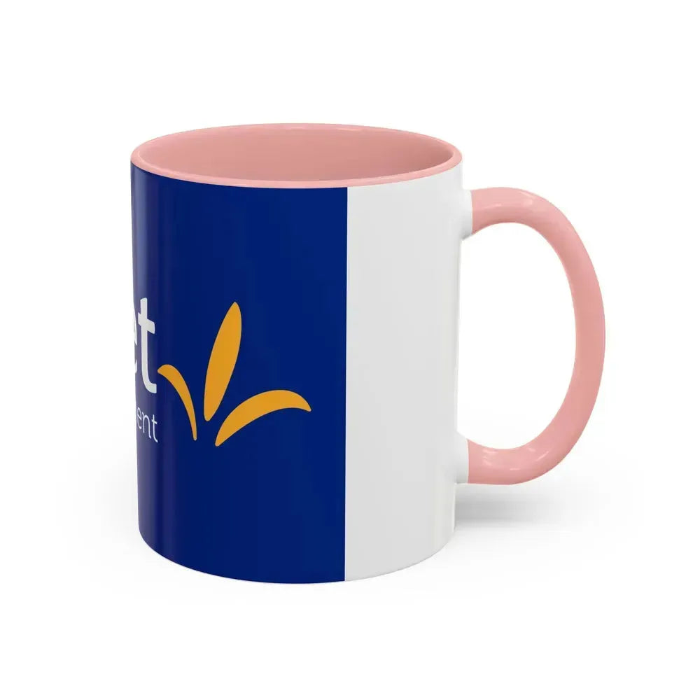 Flag of Loiret France - Accent Coffee Mug - Go Mug Yourself
