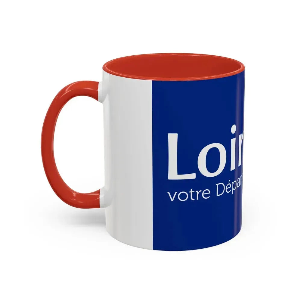 Flag of Loiret France - Accent Coffee Mug - Go Mug Yourself