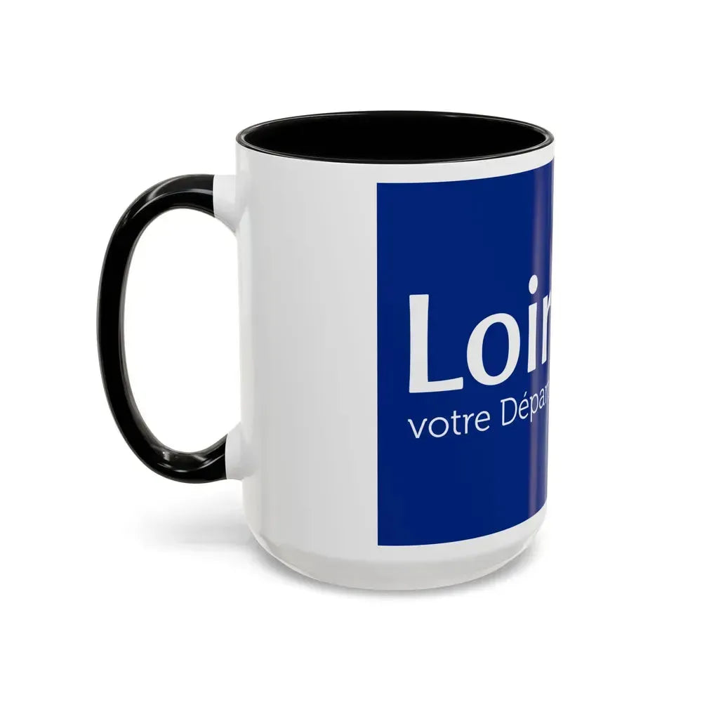 Flag of Loiret France - Accent Coffee Mug - Go Mug Yourself