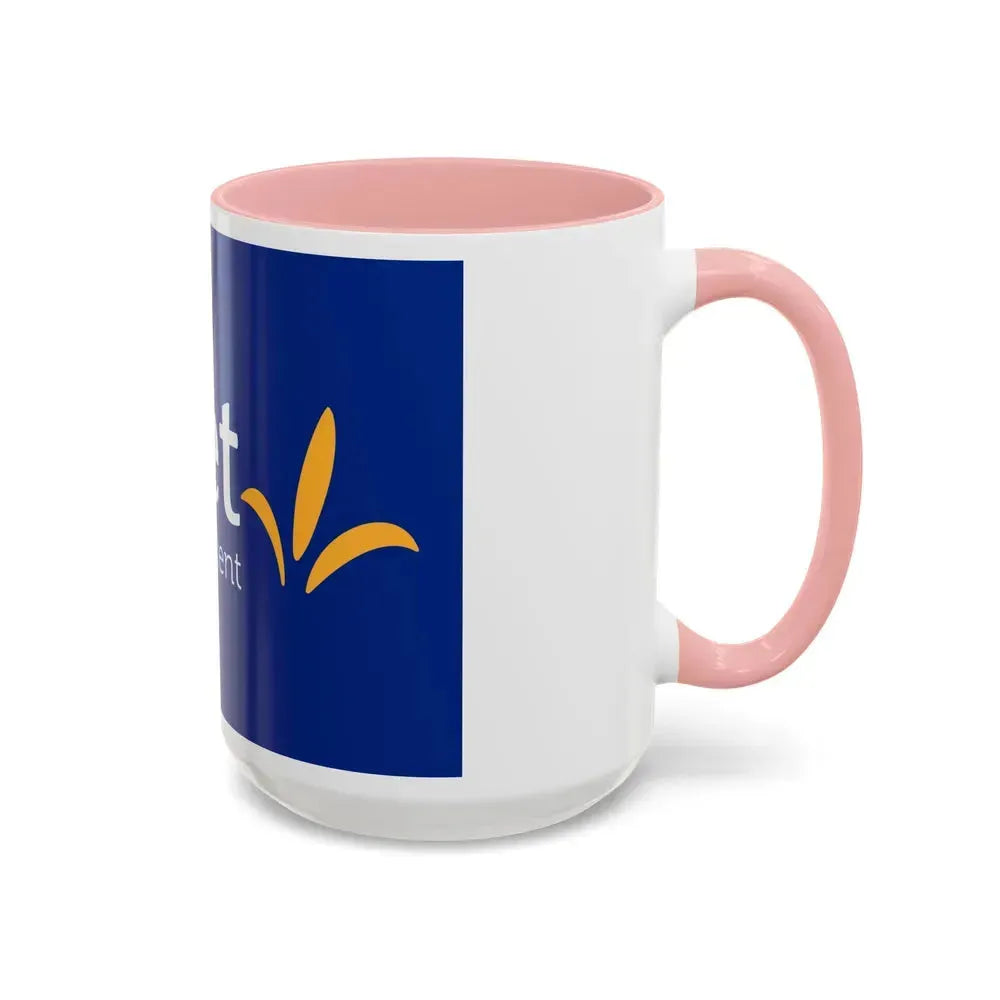 Flag of Loiret France - Accent Coffee Mug - Go Mug Yourself