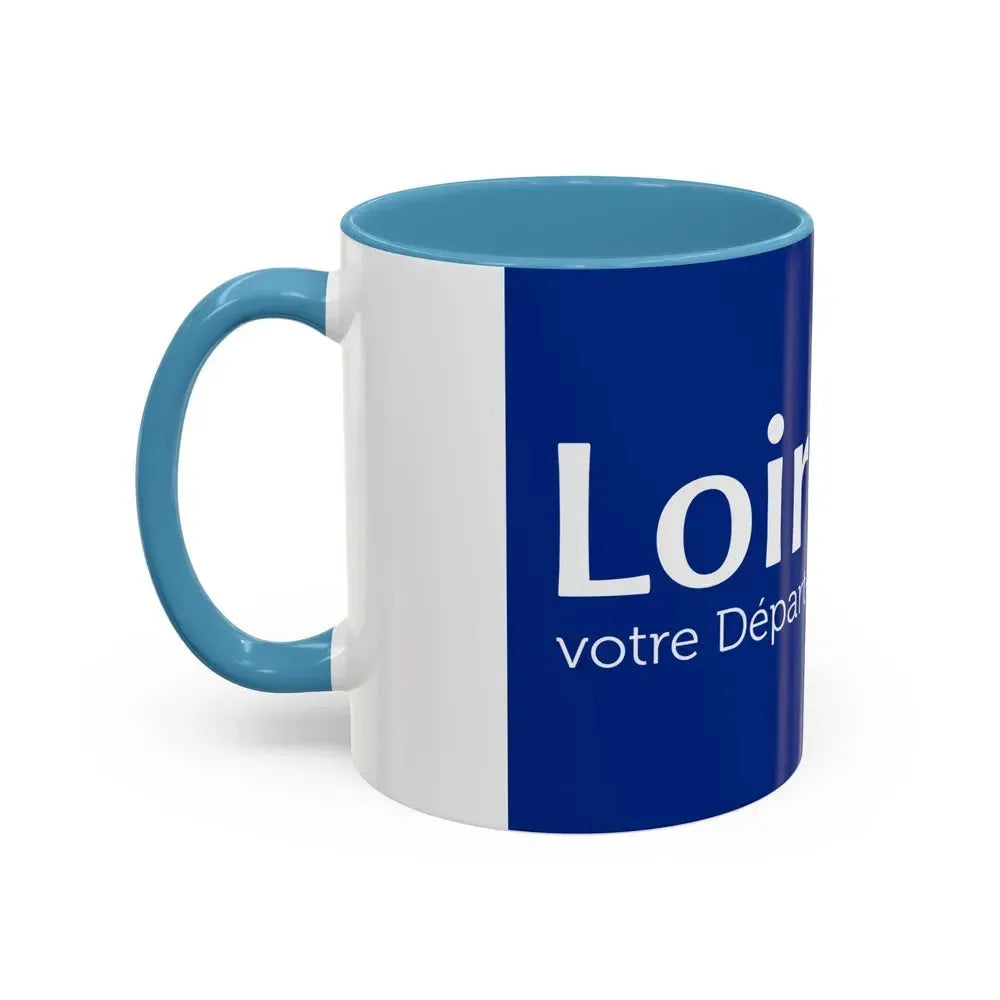 Flag of Loiret France - Accent Coffee Mug - Go Mug Yourself