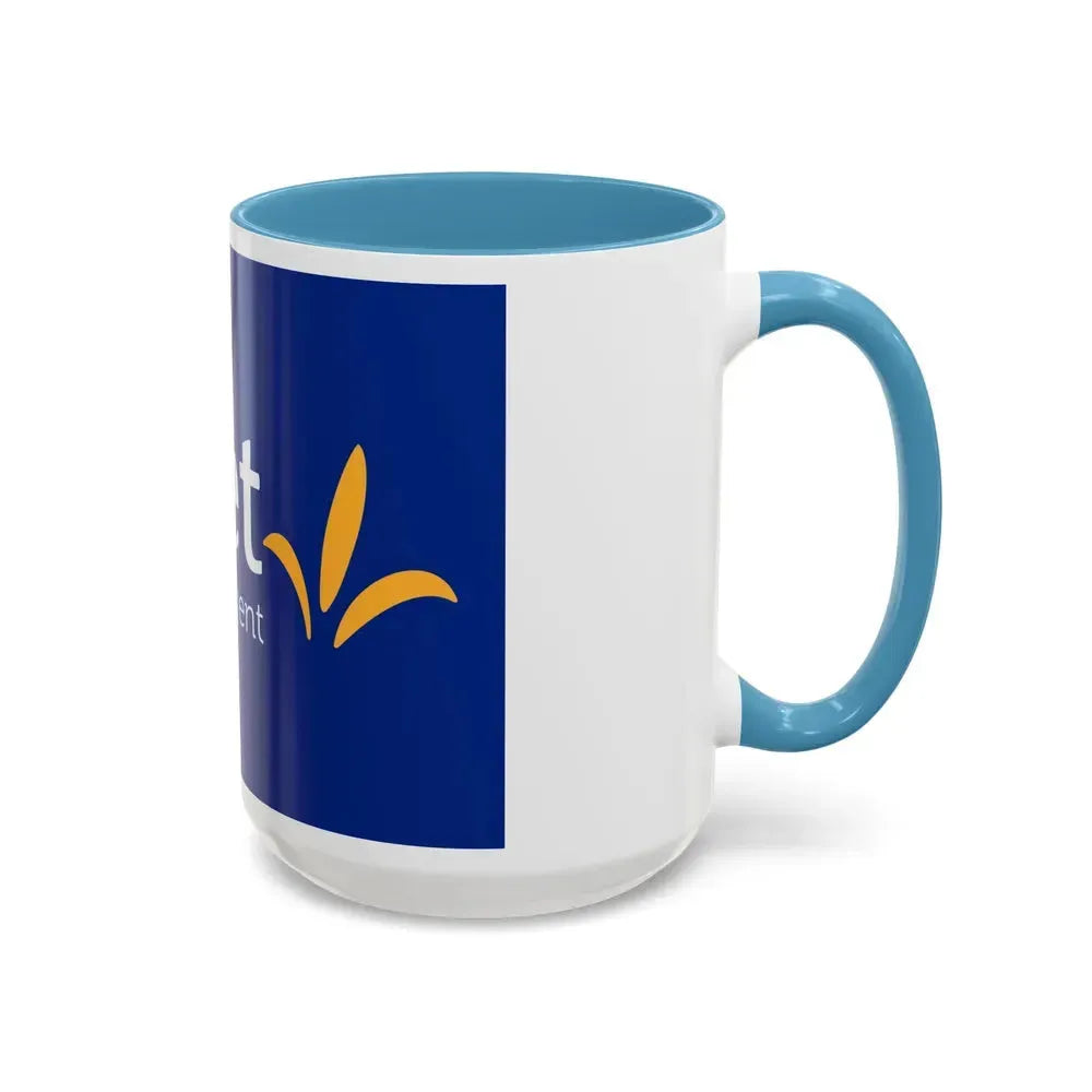 Flag of Loiret France - Accent Coffee Mug - Go Mug Yourself