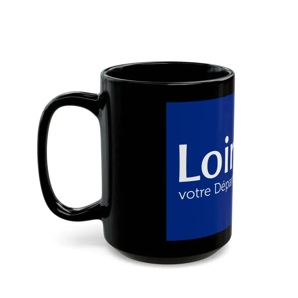 Flag of Loiret France - Black Coffee Mug - Go Mug Yourself