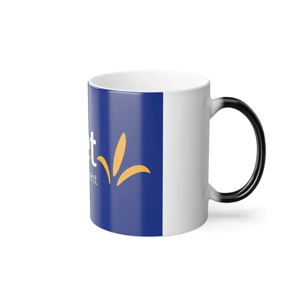 Flag of Loiret France - Color Changing Coffee Mug - Go Mug Yourself