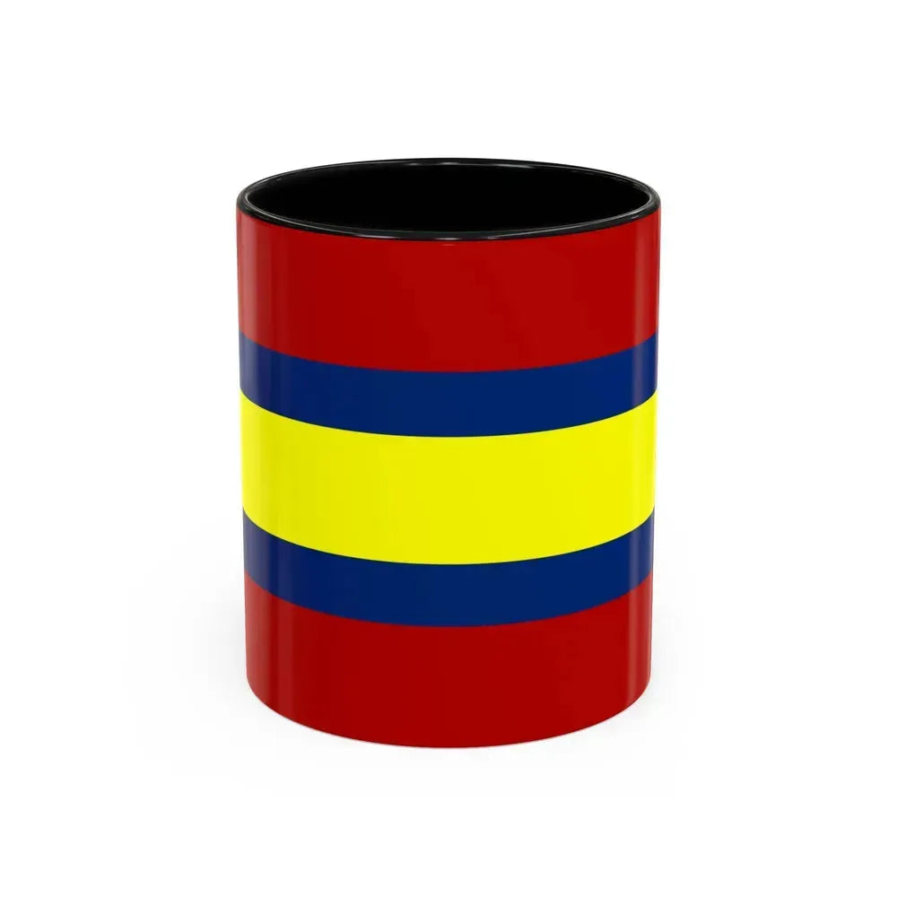 Flag of Loja Ecuador - Accent Coffee Mug 11oz Black - Go Mug Yourself