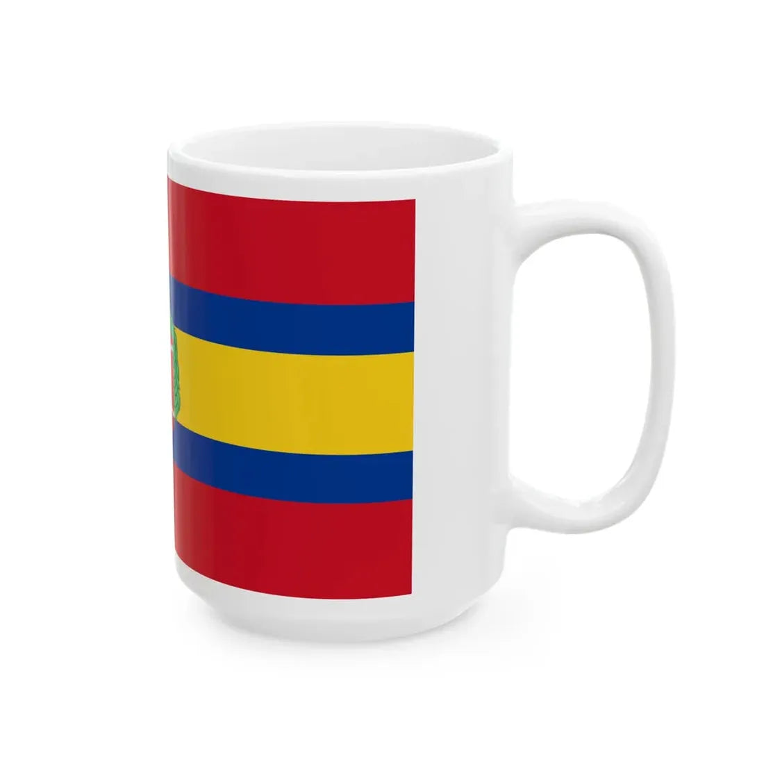 Flag of Loja Ecuador (Ecuador) White Coffee Mug - Go Mug Yourself