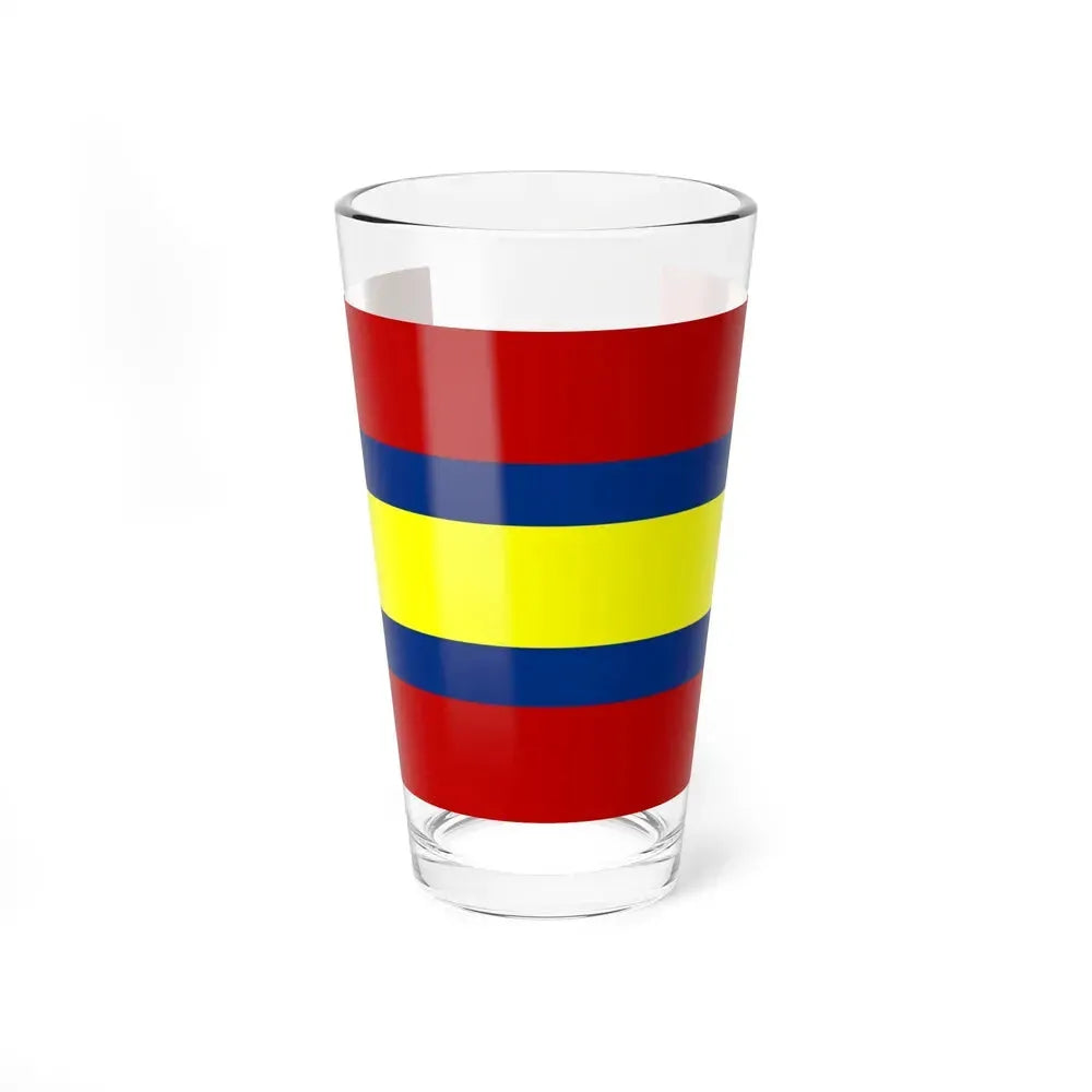 Flag of Loja Ecuador - Pint Glass 16oz 16oz - Go Mug Yourself