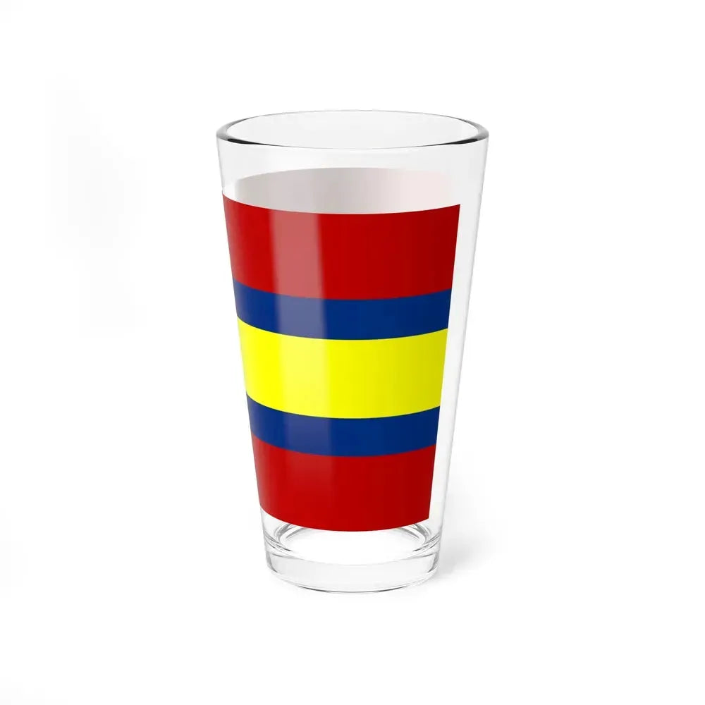 Flag of Loja Ecuador - Pint Glass 16oz - Go Mug Yourself