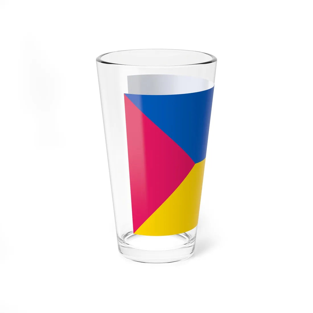 Flag of Lokhvytsia raion (Ukraine) Pint Glass 16oz - Go Mug Yourself