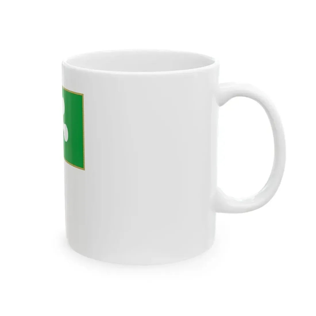 Flag of Lombardy Complete (Italy) White Coffee Mug - Go Mug Yourself