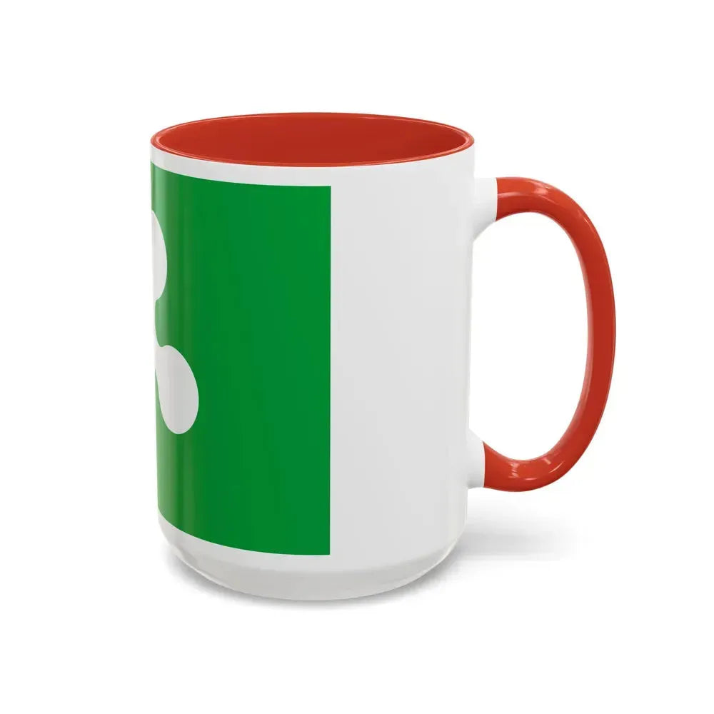 Flag of Lombardy Italy - Accent Coffee Mug - Go Mug Yourself