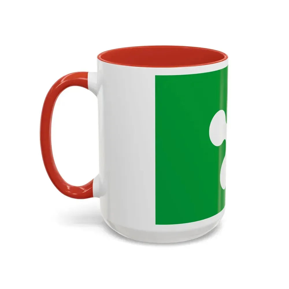 Flag of Lombardy Italy - Accent Coffee Mug - Go Mug Yourself