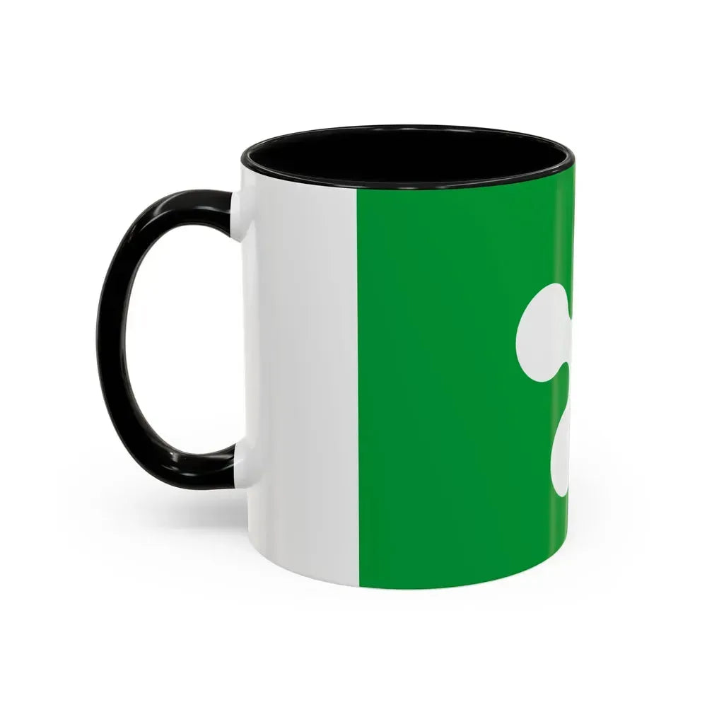 Flag of Lombardy Italy - Accent Coffee Mug - Go Mug Yourself