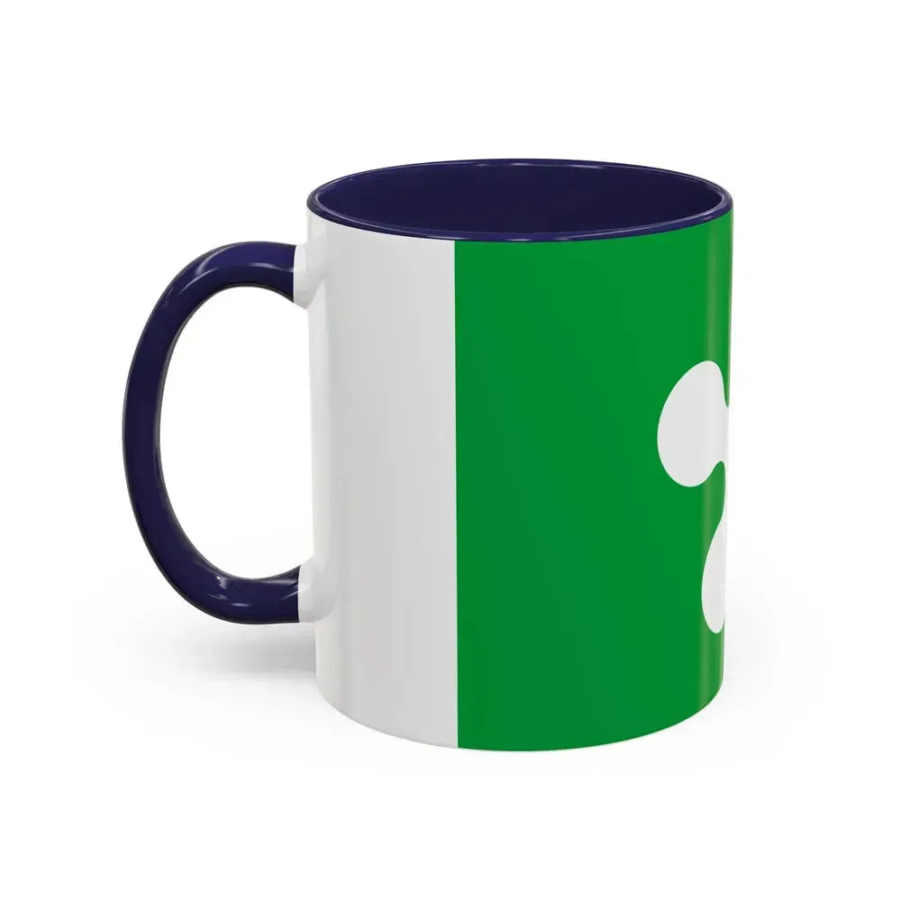 Flag of Lombardy Italy - Accent Coffee Mug - Go Mug Yourself