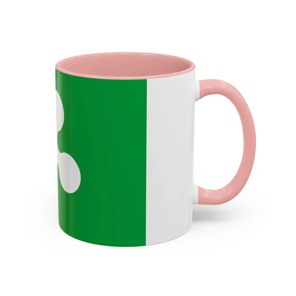 Flag of Lombardy Italy - Accent Coffee Mug - Go Mug Yourself
