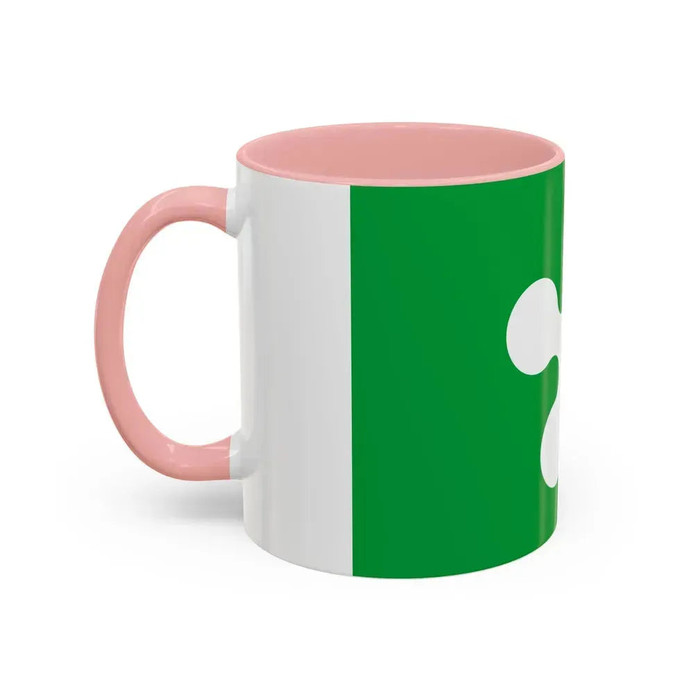 Flag of Lombardy Italy - Accent Coffee Mug - Go Mug Yourself