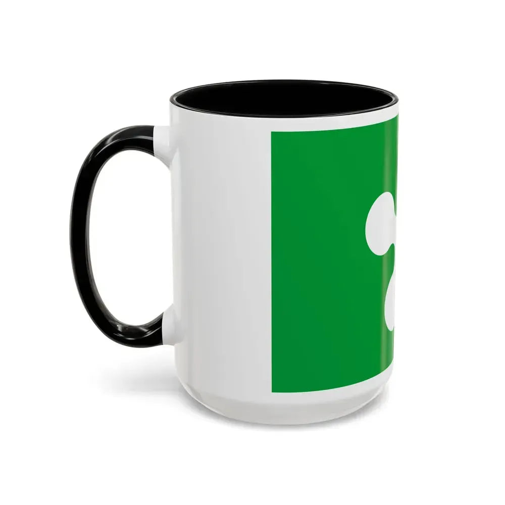 Flag of Lombardy Italy - Accent Coffee Mug - Go Mug Yourself