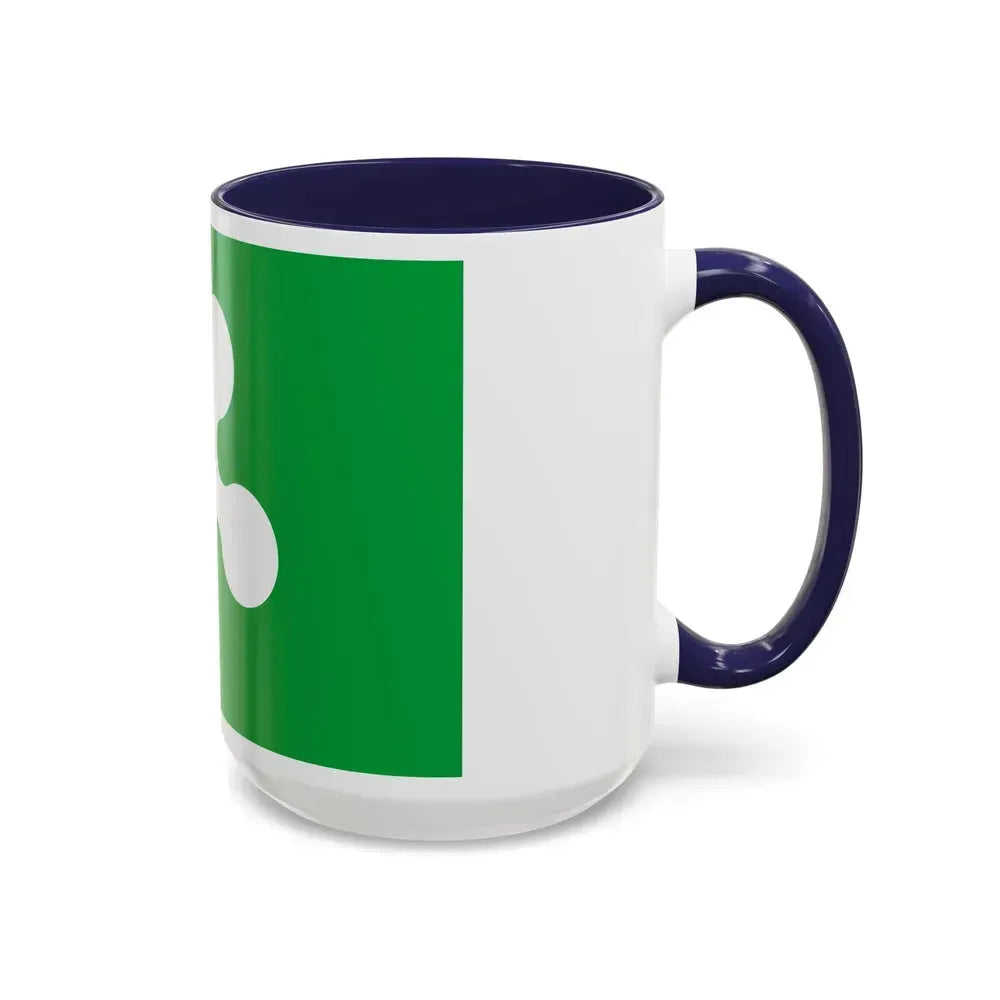Flag of Lombardy Italy - Accent Coffee Mug - Go Mug Yourself