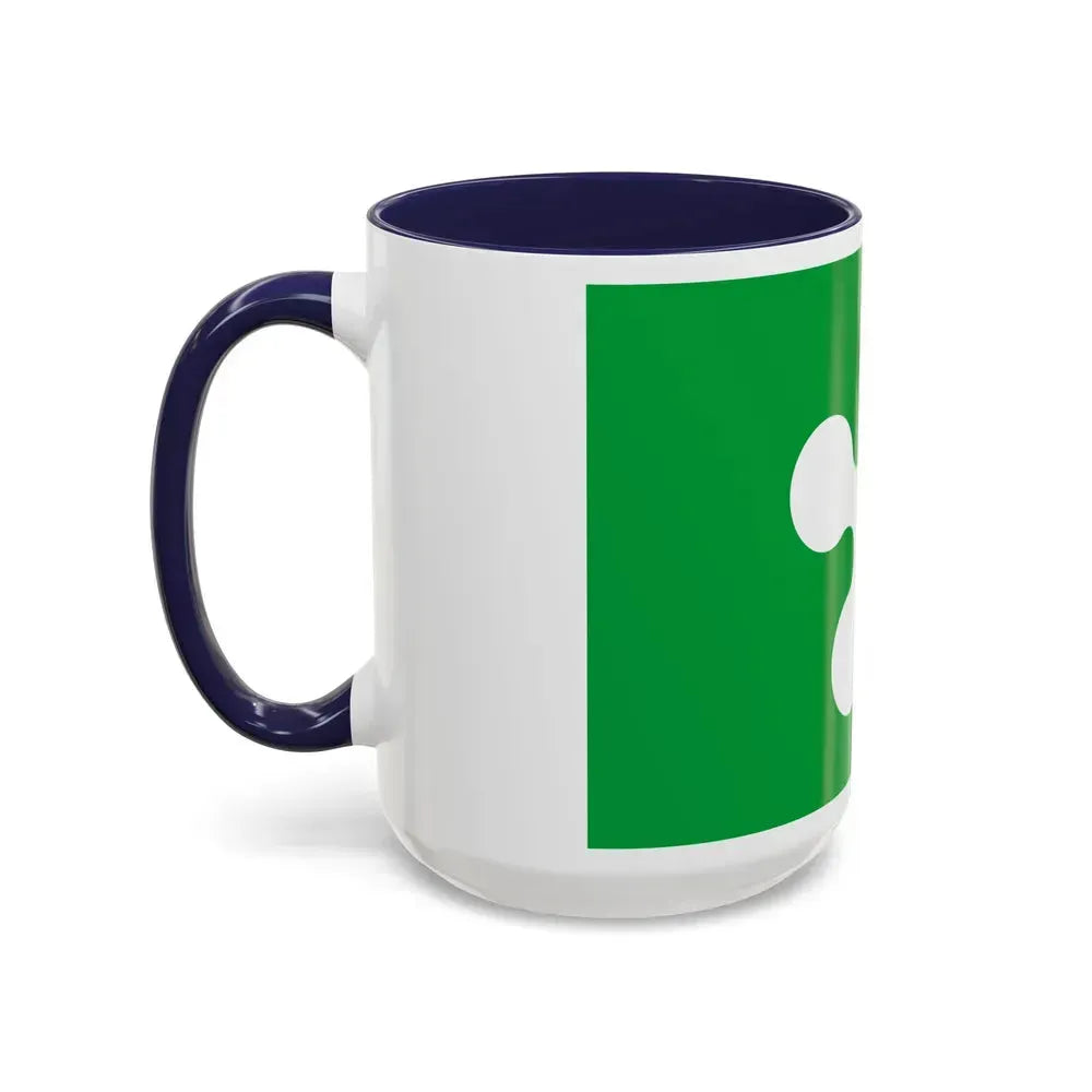 Flag of Lombardy Italy - Accent Coffee Mug - Go Mug Yourself