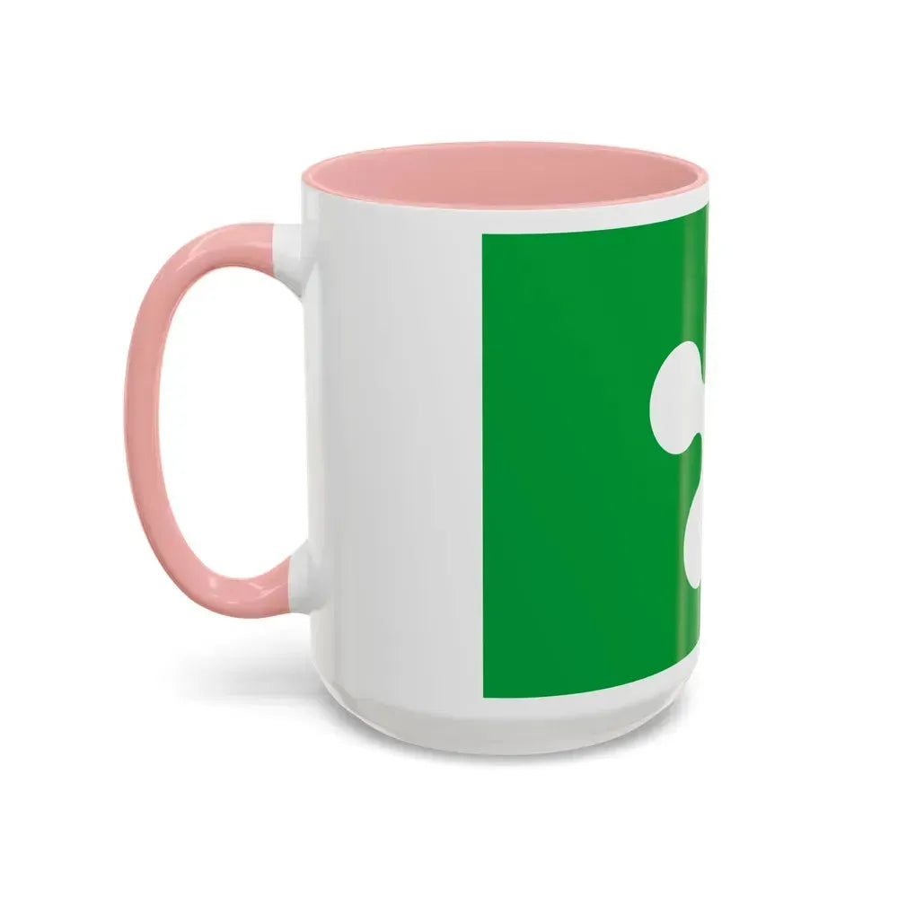 Flag of Lombardy Italy - Accent Coffee Mug - Go Mug Yourself