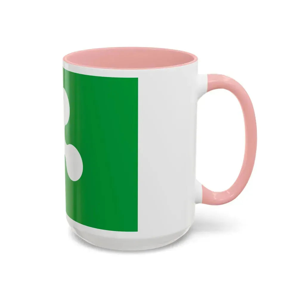Flag of Lombardy Italy - Accent Coffee Mug - Go Mug Yourself