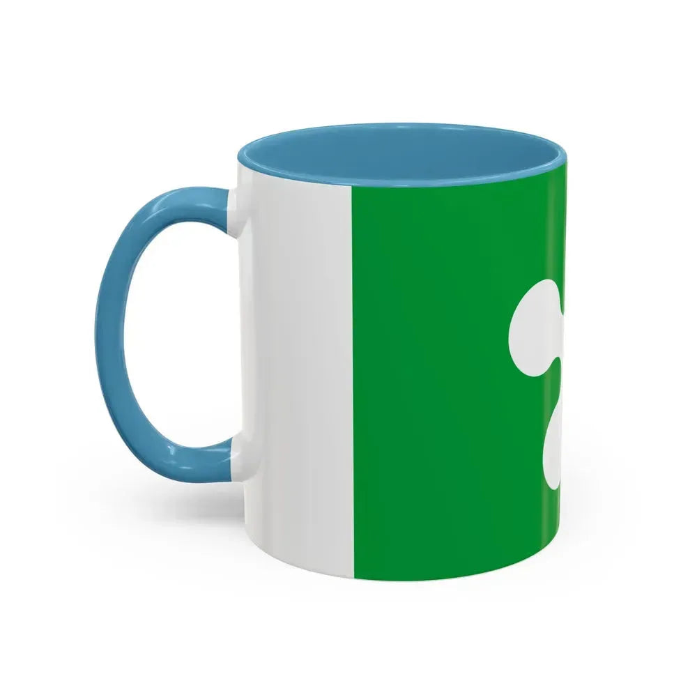 Flag of Lombardy Italy - Accent Coffee Mug - Go Mug Yourself