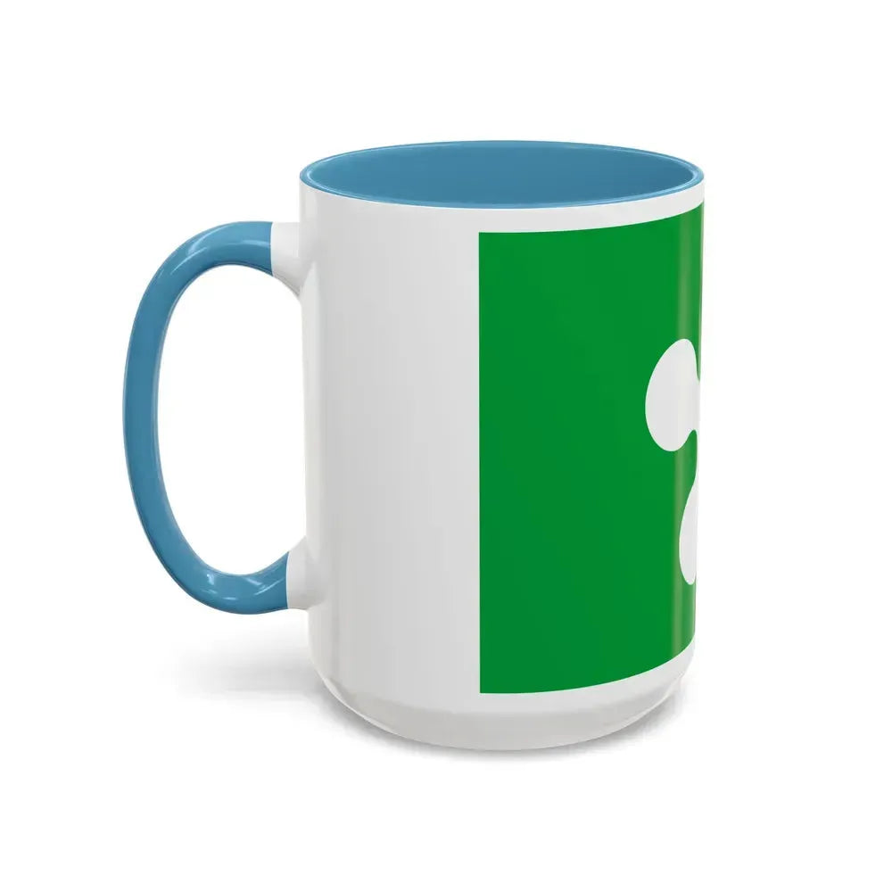 Flag of Lombardy Italy - Accent Coffee Mug - Go Mug Yourself