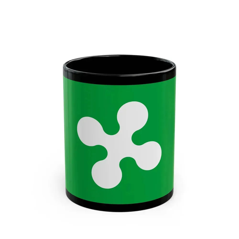 Flag of Lombardy Italy - Black Coffee Mug 11oz - Go Mug Yourself