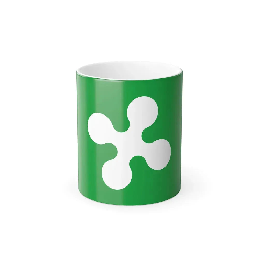Flag of Lombardy Italy - Color Changing Coffee Mug 11oz - Go Mug Yourself