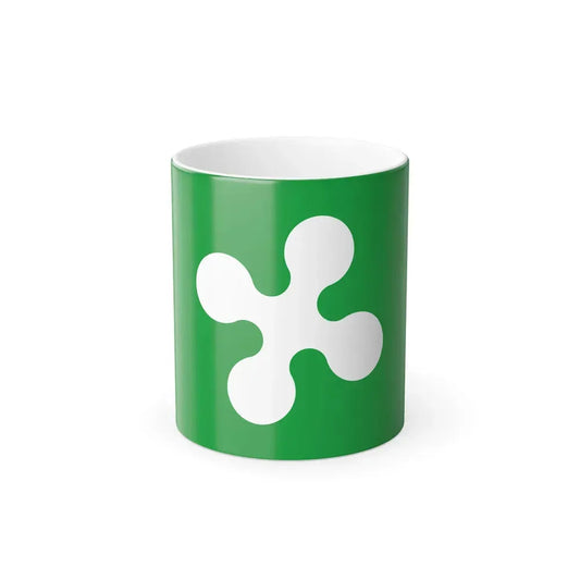 Flag of Lombardy Italy - Color Changing Coffee Mug 11oz - Go Mug Yourself
